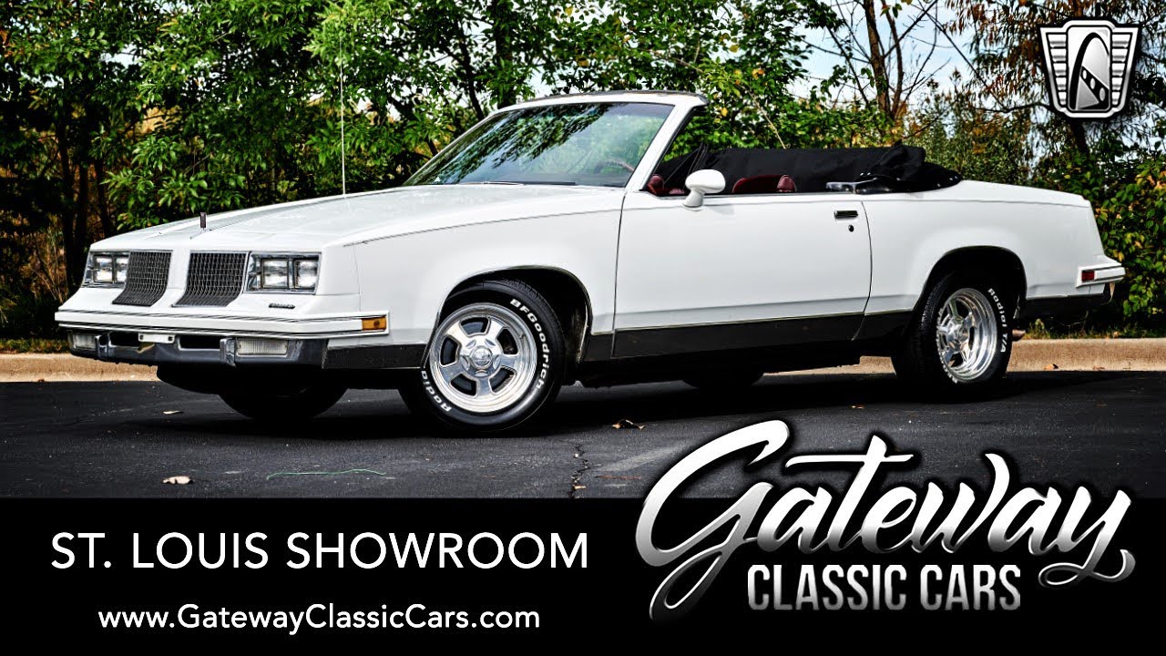 1983 Oldsmobile Cutlass Supreme Brougham Convertible Gateway Classic Cars St. Louis #8907