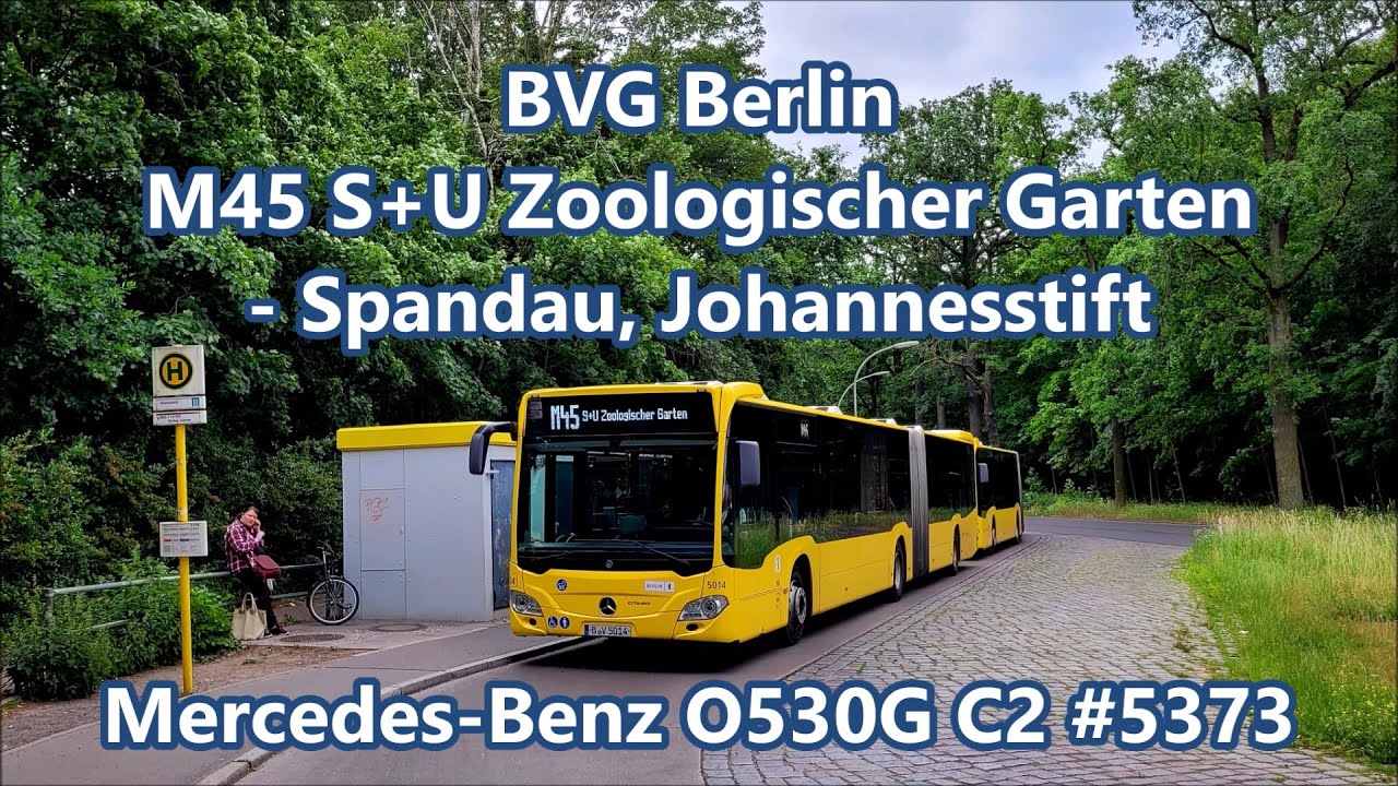 BVG Berlin - Linie M45, Mercedes-Benz O530G C2 #5373