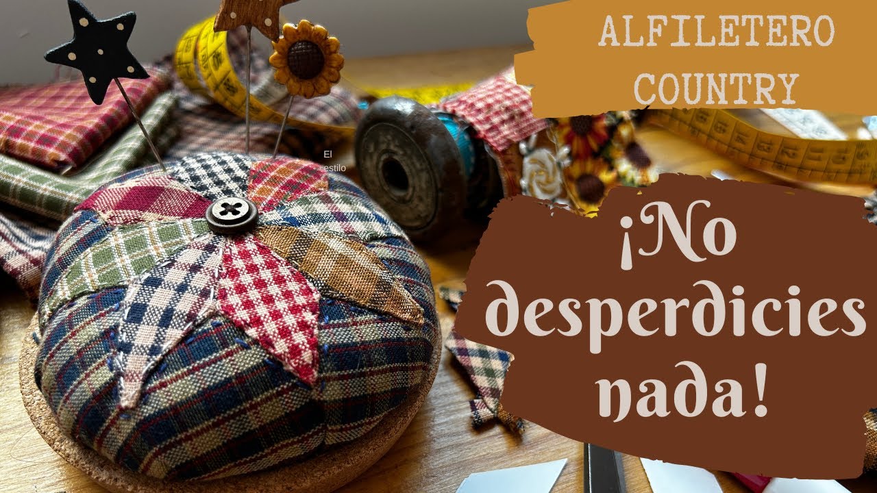 No Desperdicies Ni Un Retal Más! 🌟 Tutorial de Alfiletero con Mini Retales