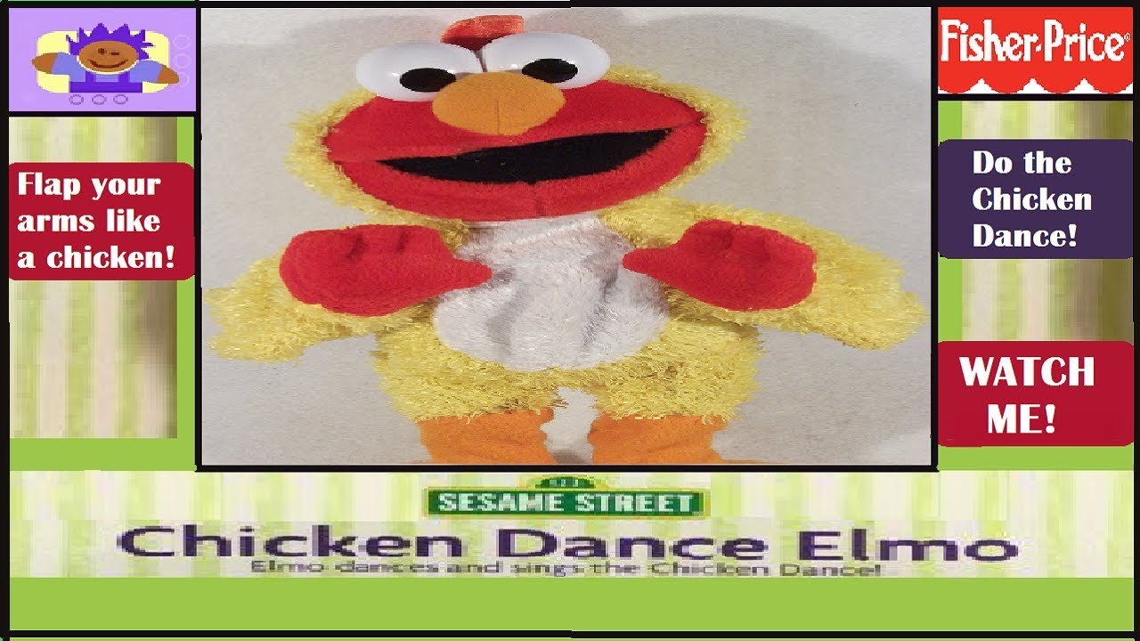 2001 Sesame Street Chicken Dancing Elmo animatronic plush toy