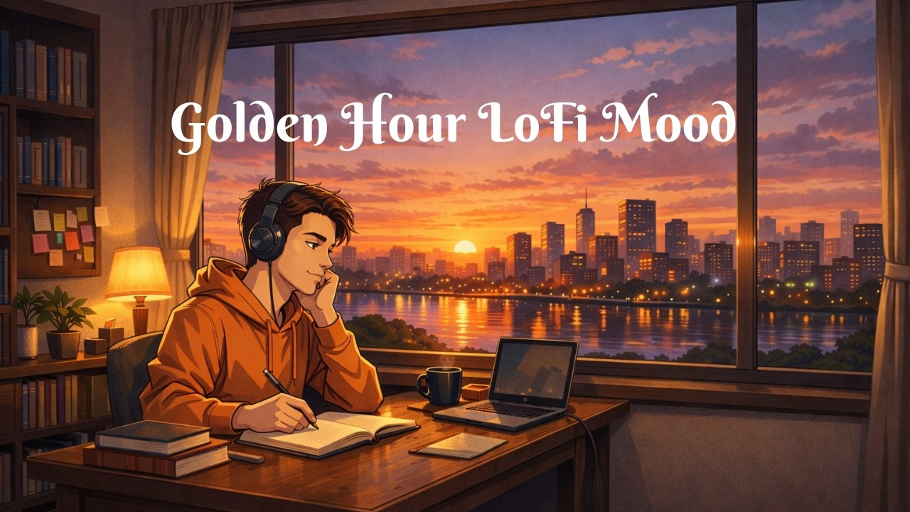 Golden Hour LoFi Mood | Chill Beats for Relax & Focus 🌅🎧
