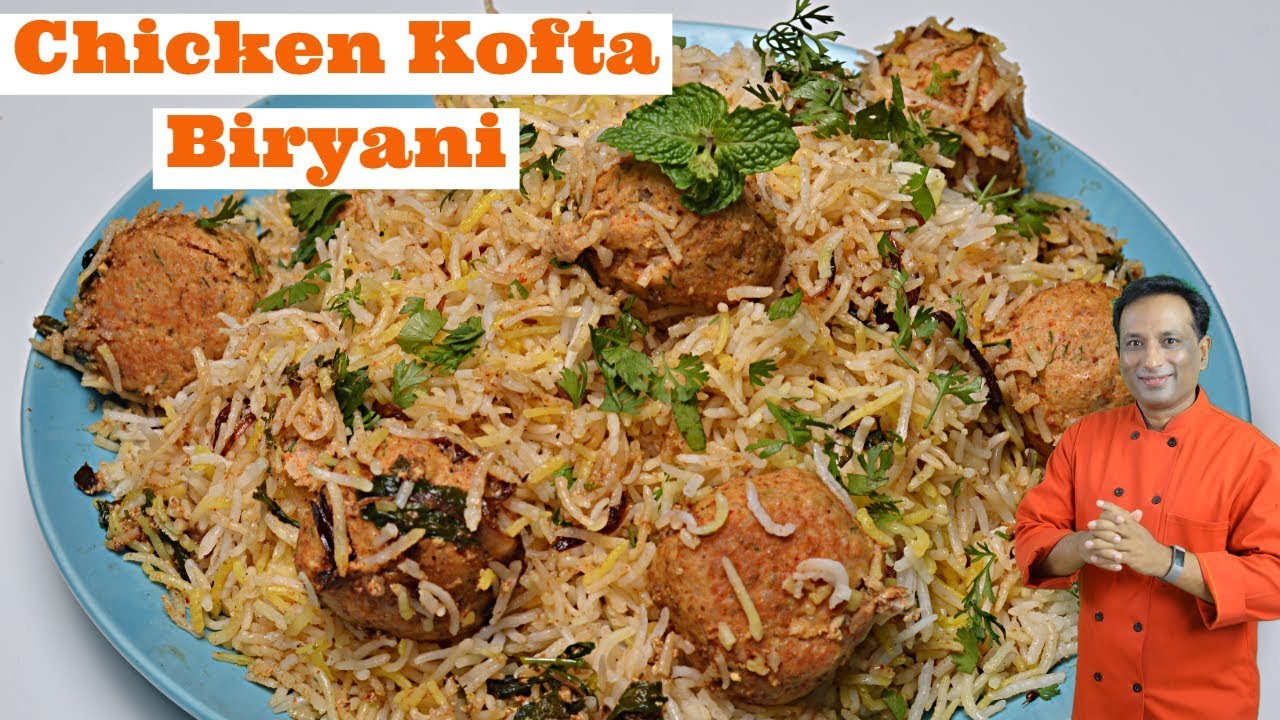 Rice Cooker Chicken Kofta Biryani Recipe - Chicken kofta curry Lunch Box Recipe
