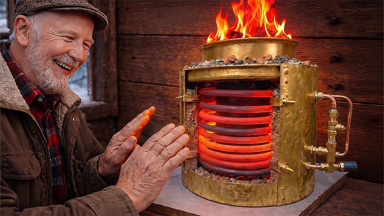 No gas, no electricity needed! DIY Heating Systems Our Grandparents Used That We Forgot 🔥
