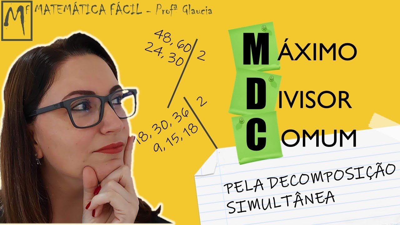 MDC PELA DECOMPOSIÇÃO SIMULTÂNEA | Profª Glaucia