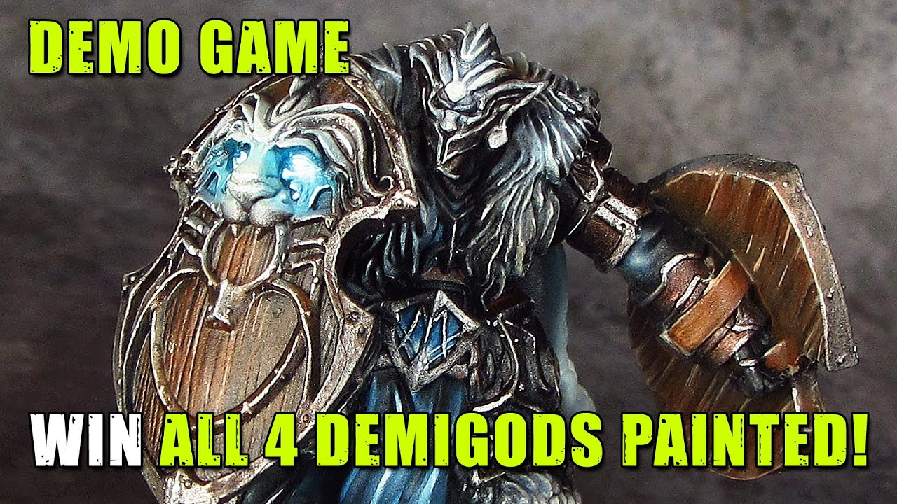 Demigods Evolution Demo Game + Win All 4 Demigods Painted