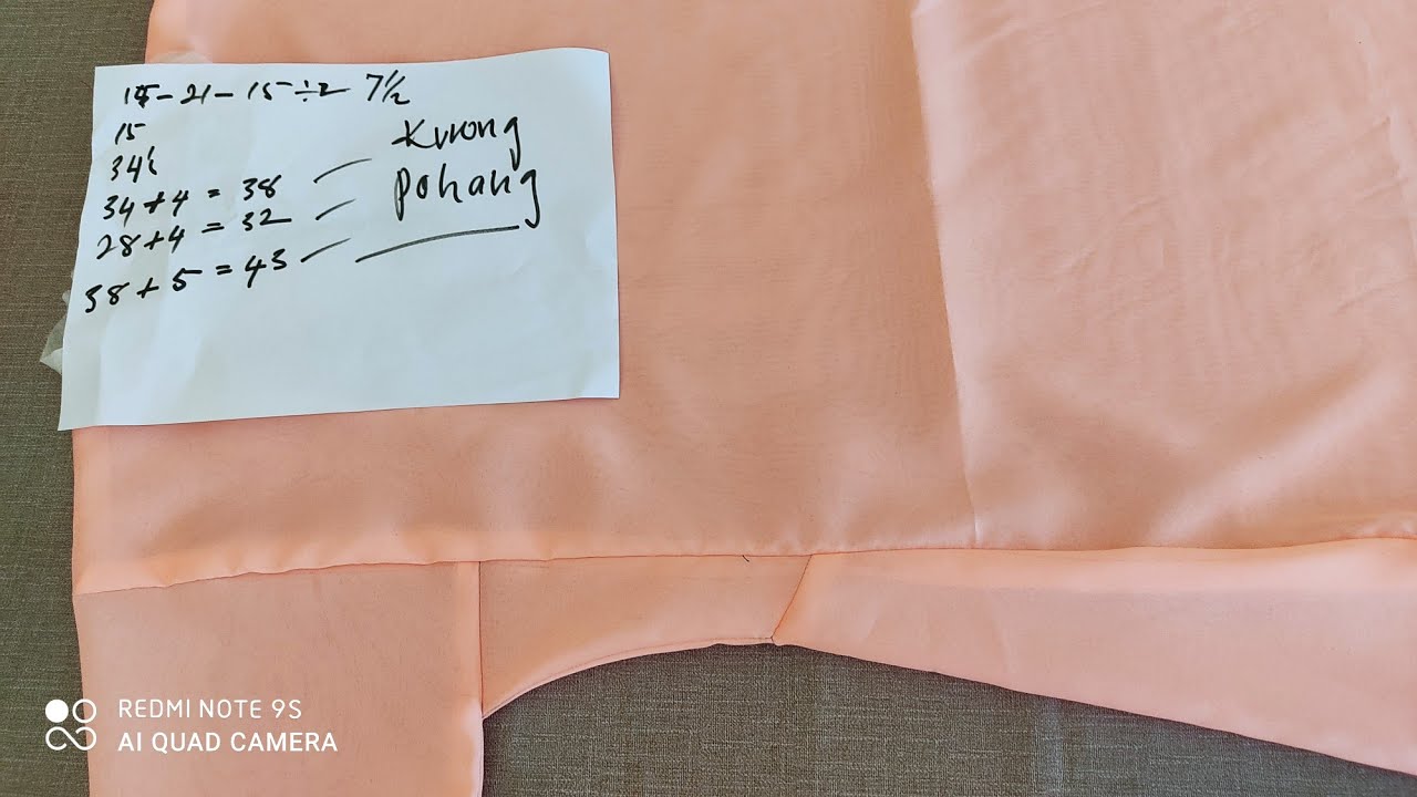 cara buat kurung pahang...tak la susah sangat...