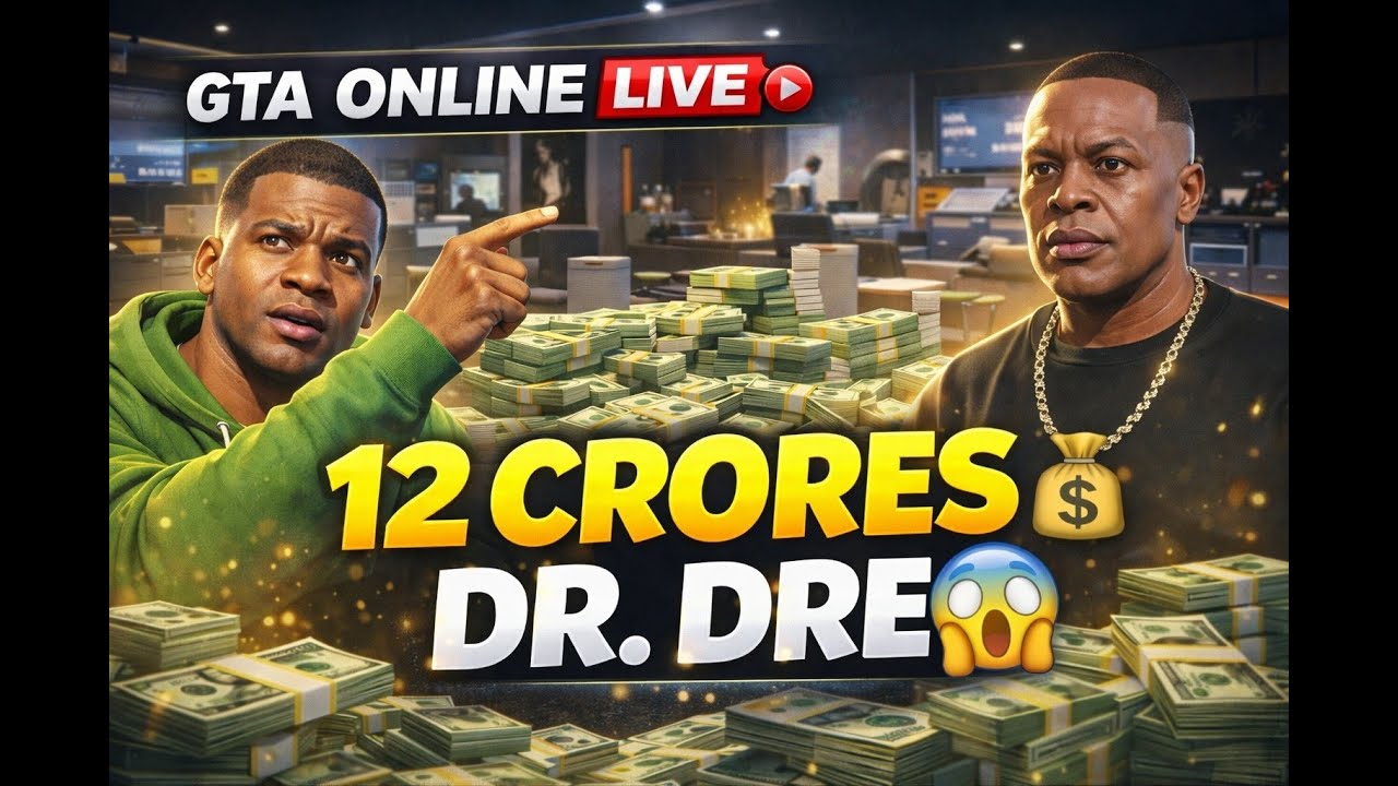 🔴 LIVE GTA Online | Dr. Dre VIP Contract | Money Grind to 12 CRORES