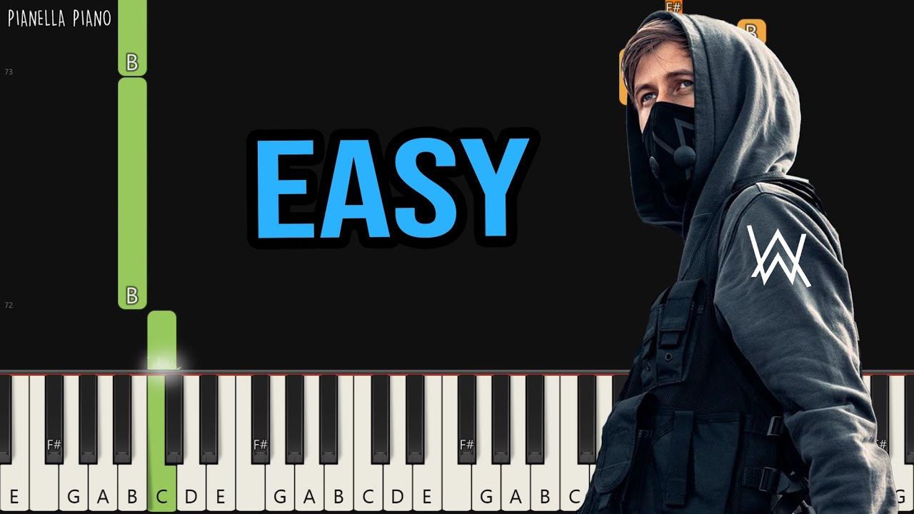 Alan Walker, DAYA - Heart over Mind | EASY Piano Tutorial by Pianella Piano