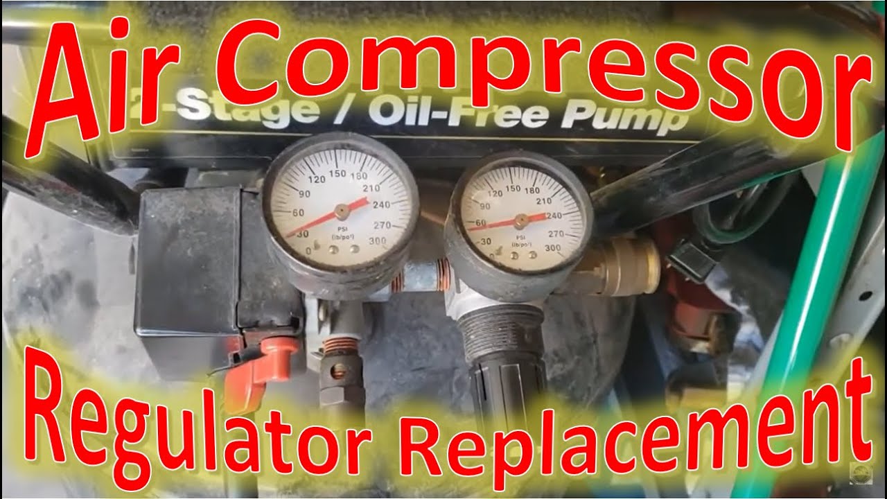 Air Compressor Regulator Replacement DIY