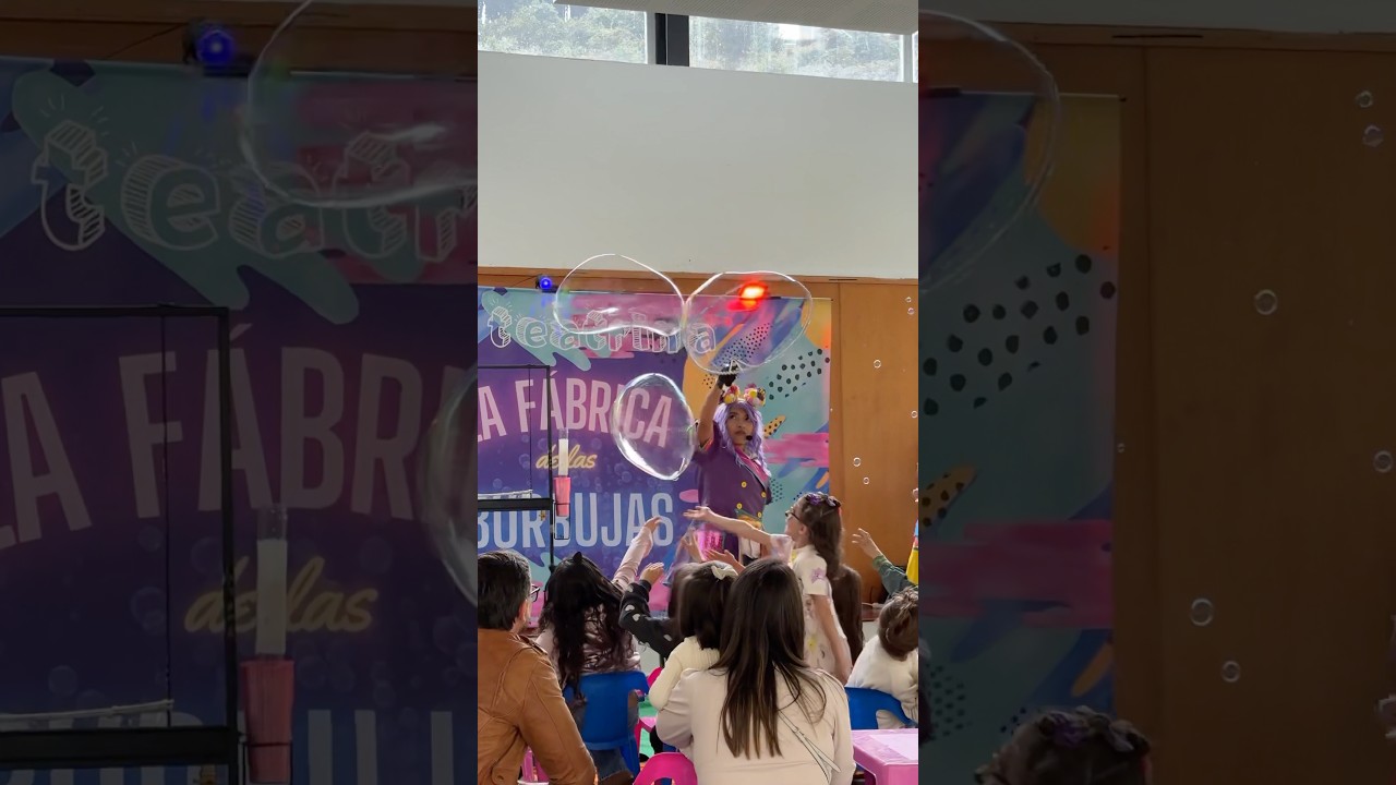 El mejor show de burbujas!!! Fue increíble