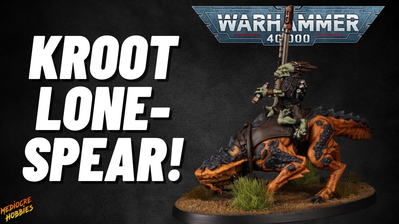 Paint the Kroot Lone-spear for your Tau Empire army! Fast and Simple!