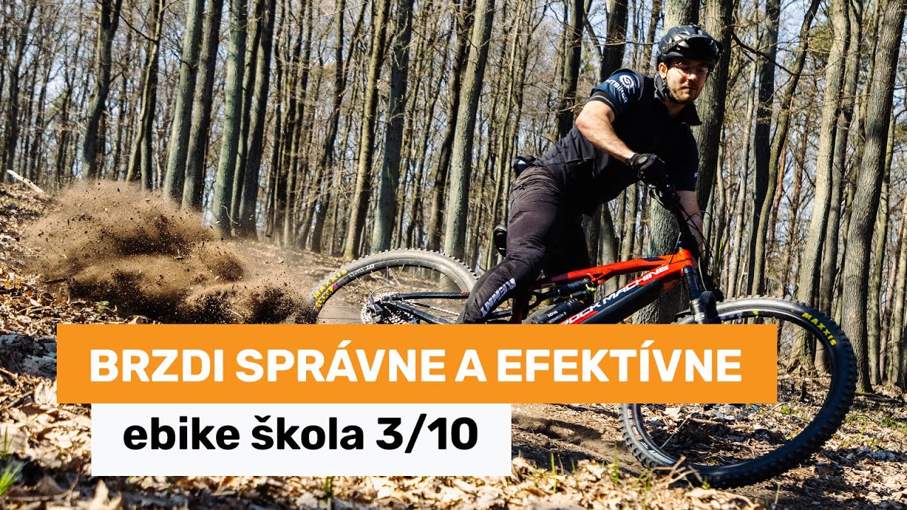 Brzdi správne a efektívne - ebike škola 3/10