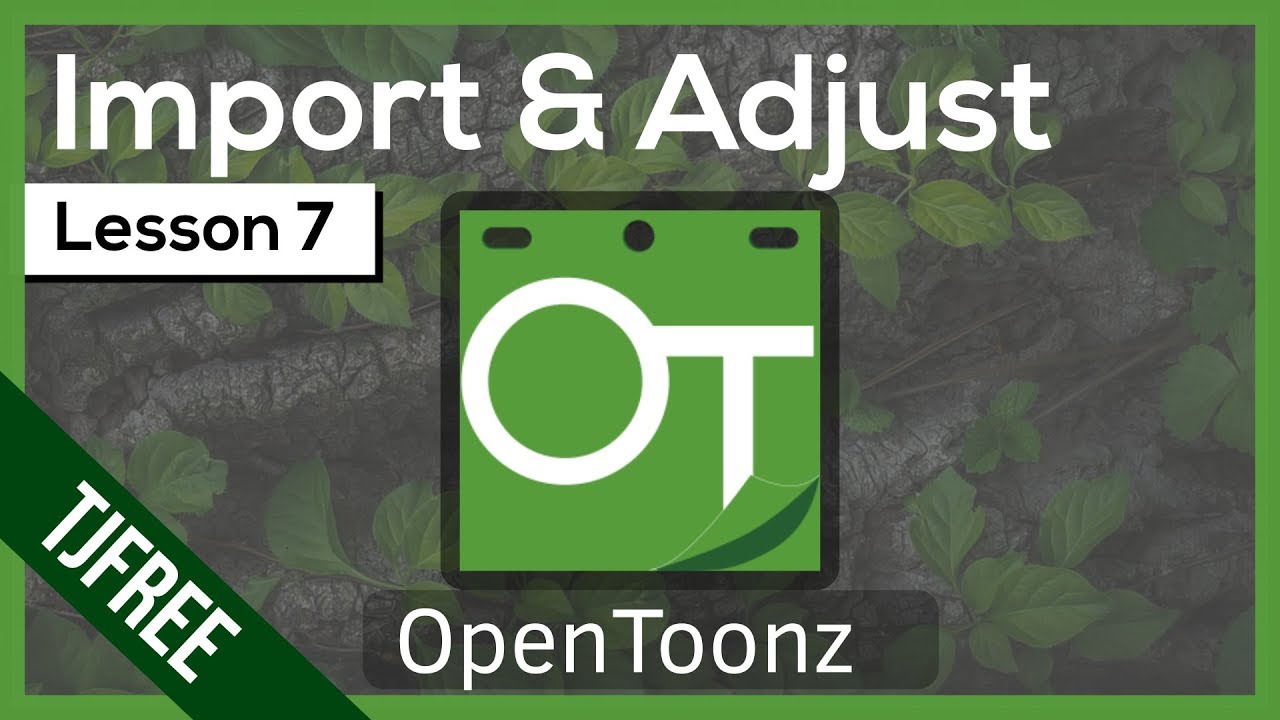 Урок 7 OpenToonz — Импорт и настройка изображений (инструмент анимации)