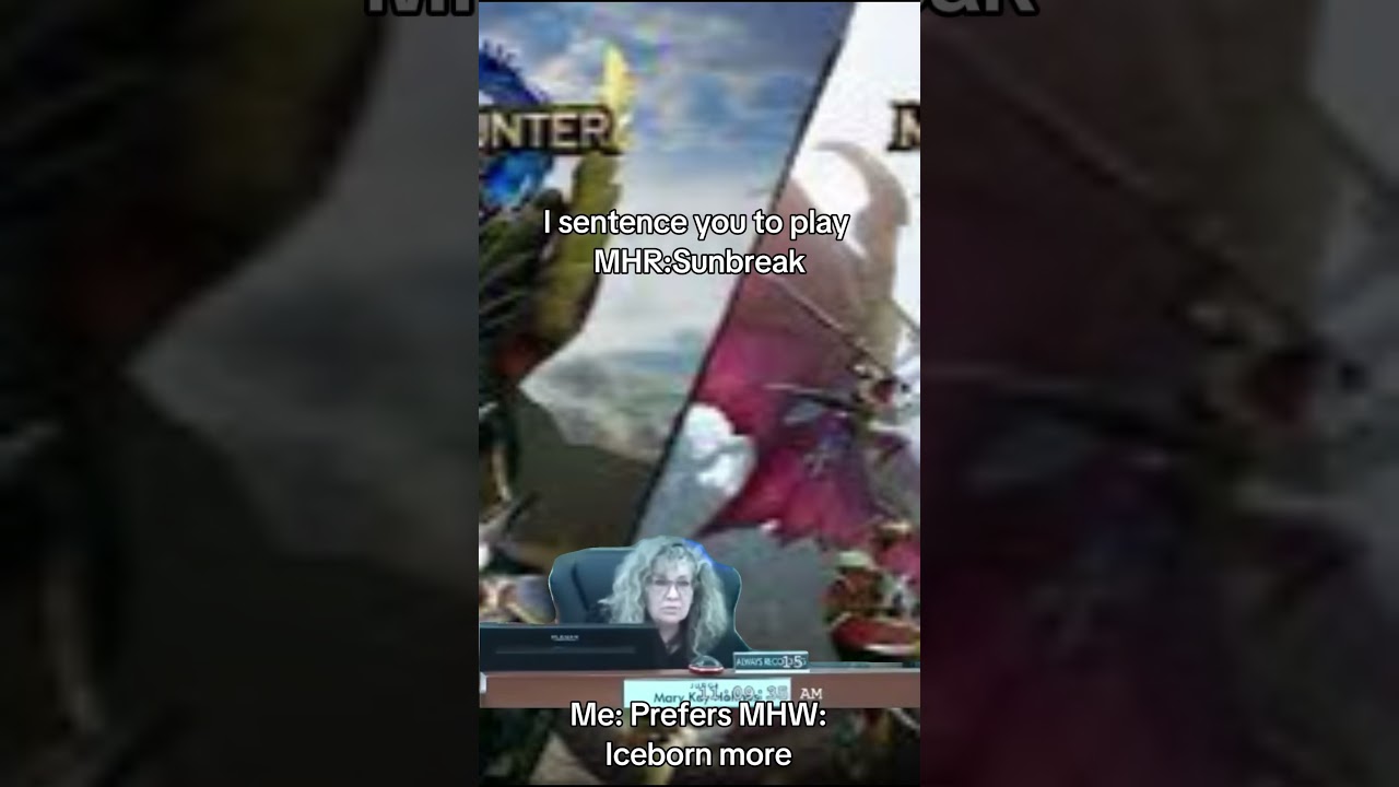 MHR is a good game I just prefer MHW 😶 #mhw #mhwi #mhwib #mhrise #mhr #mhrisesunbreak