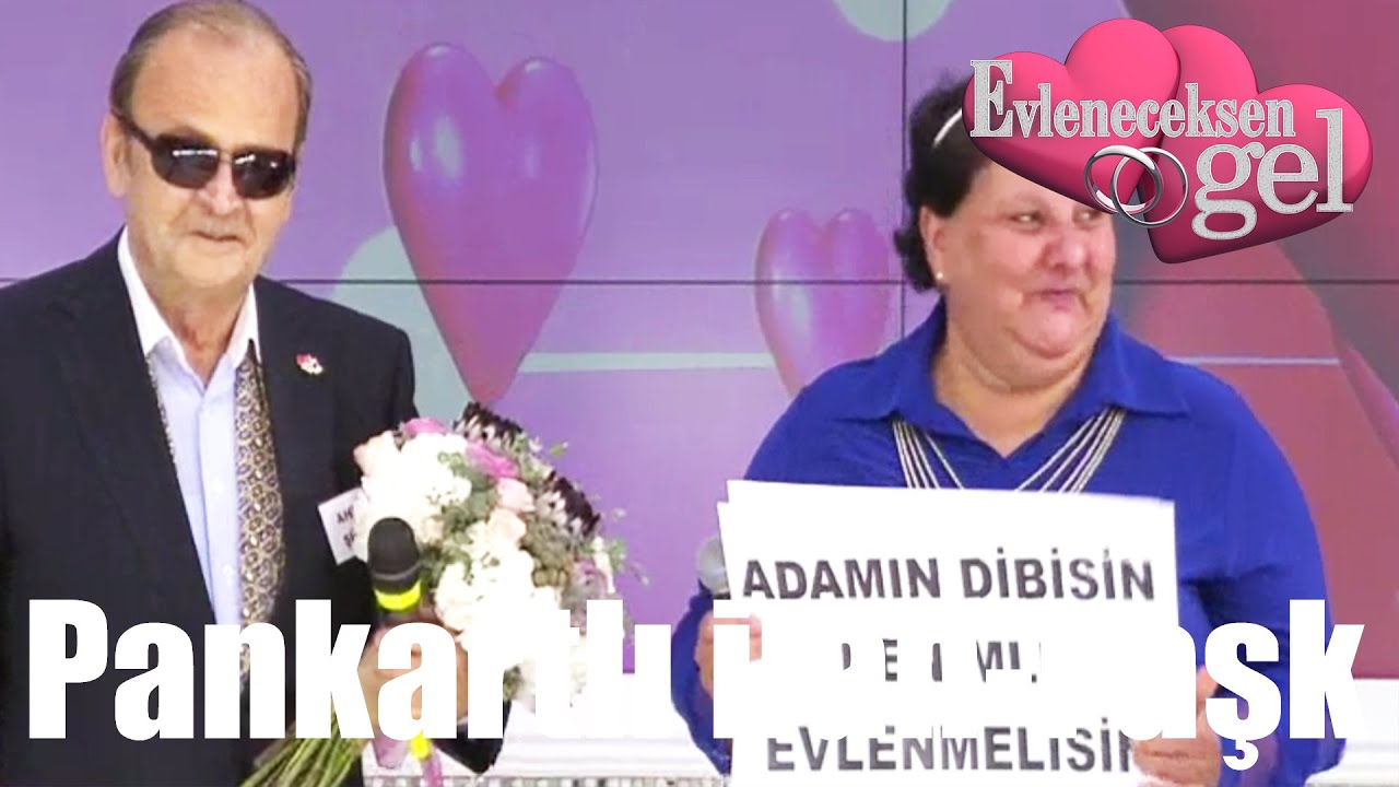 Evleneceksen Gel - Pankartlı İlan- ı Aşk