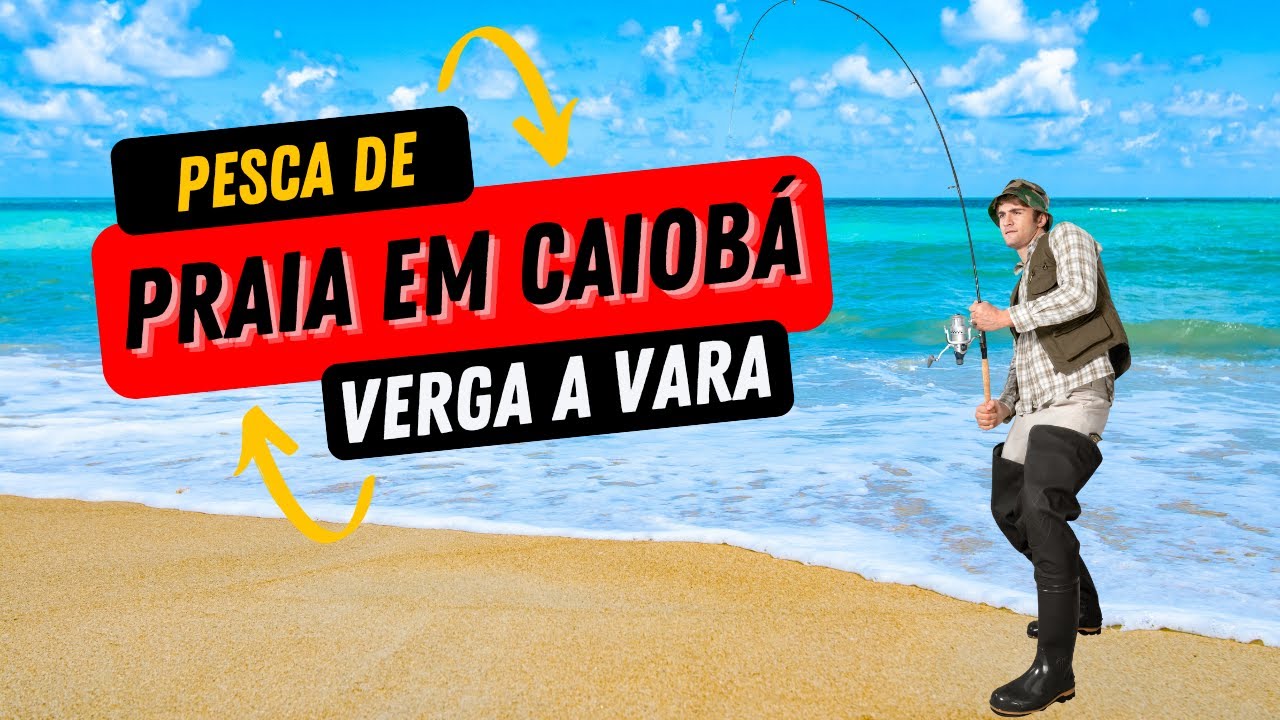 Pesca de Praia Irmãos de Pesca (Pescaria na praia Mansa de Caiobá).