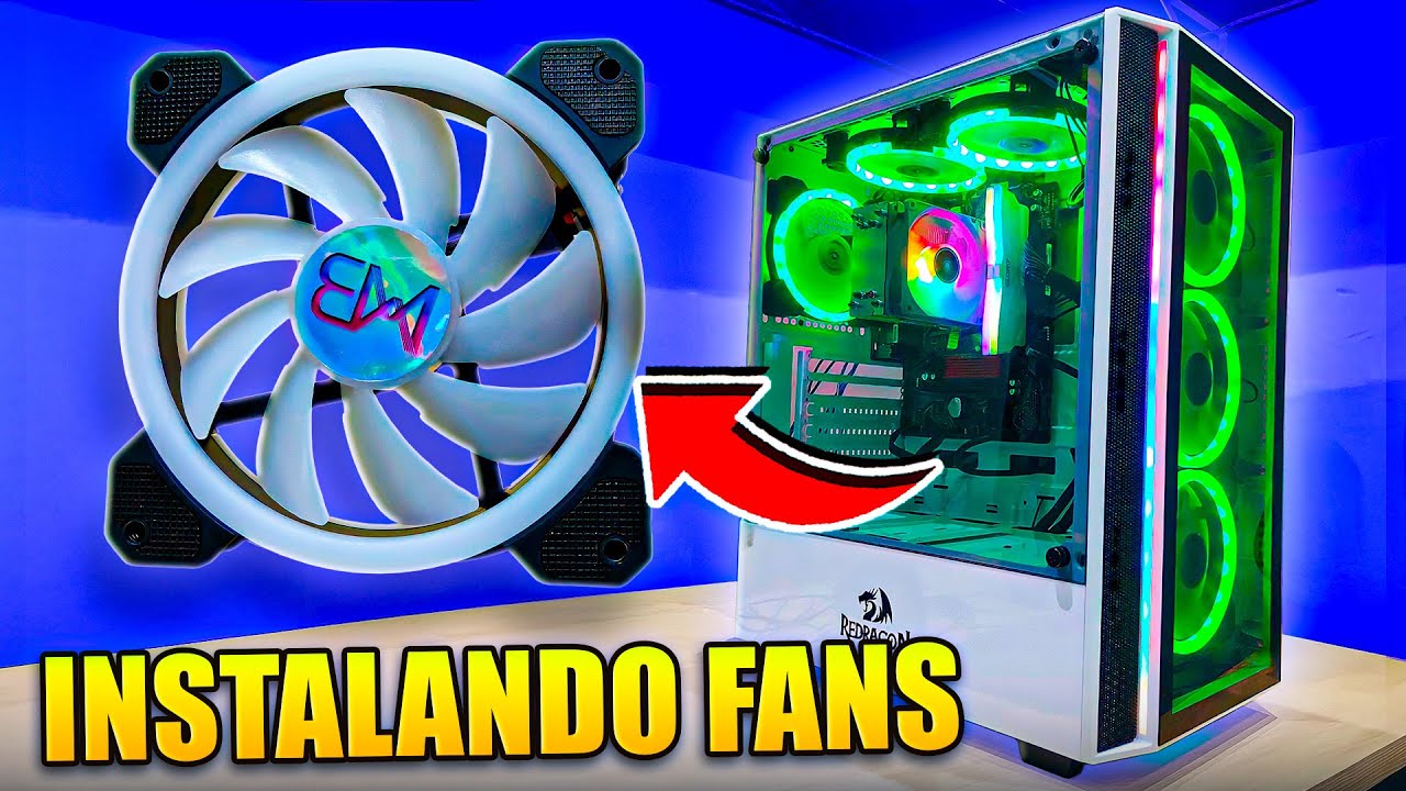✅O Segredo Para Instalar Fans com Controladora e Melhorar a Temperatura do PC!
