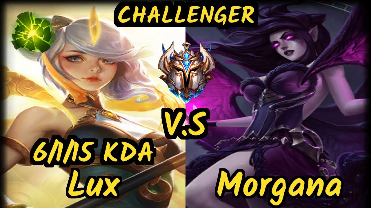 Dumbledoge (LUX) vs MORGANA - 6/1/15 KDA BOTTOM SUPPORT CHALLENGER GAMEPLAY - EUW