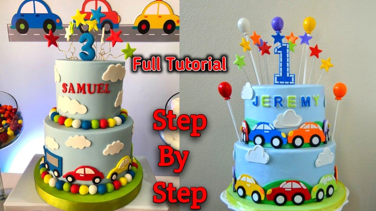 Most Wonderful Cars Birthday Cake | Best Car Theme Cake | Car Cake