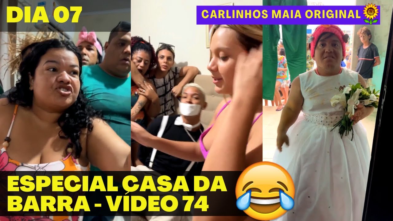 ENCONTRARAM OS DOIS | DEU O MAIOR MUÍDO E AINDA TEVE CASAMENTO 😂😂 | CARLINHOS MAIA 🌻