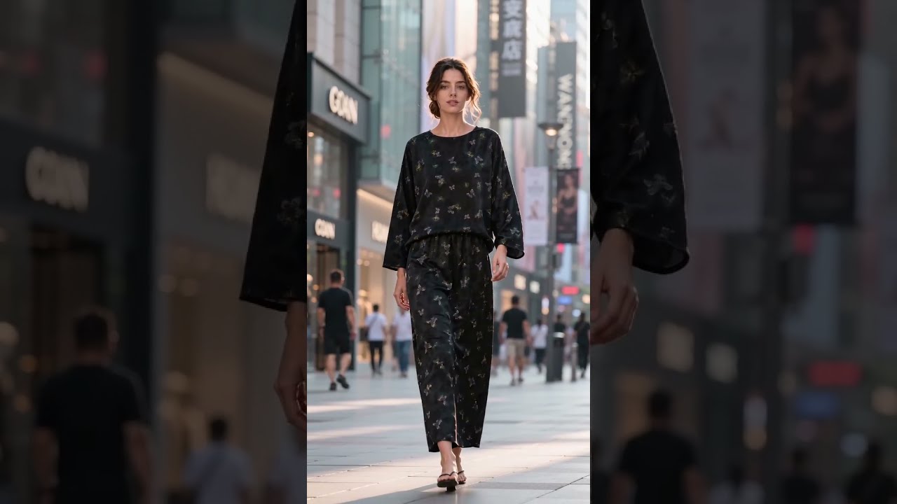 3 Xiangyun Silk Outfits for Effortless City Style | SANGLOOM
