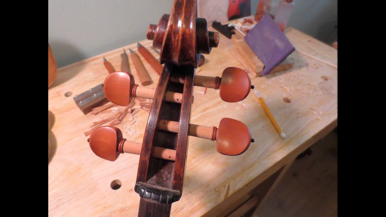 An Old 18th Century  Baroque Cello Restoration.