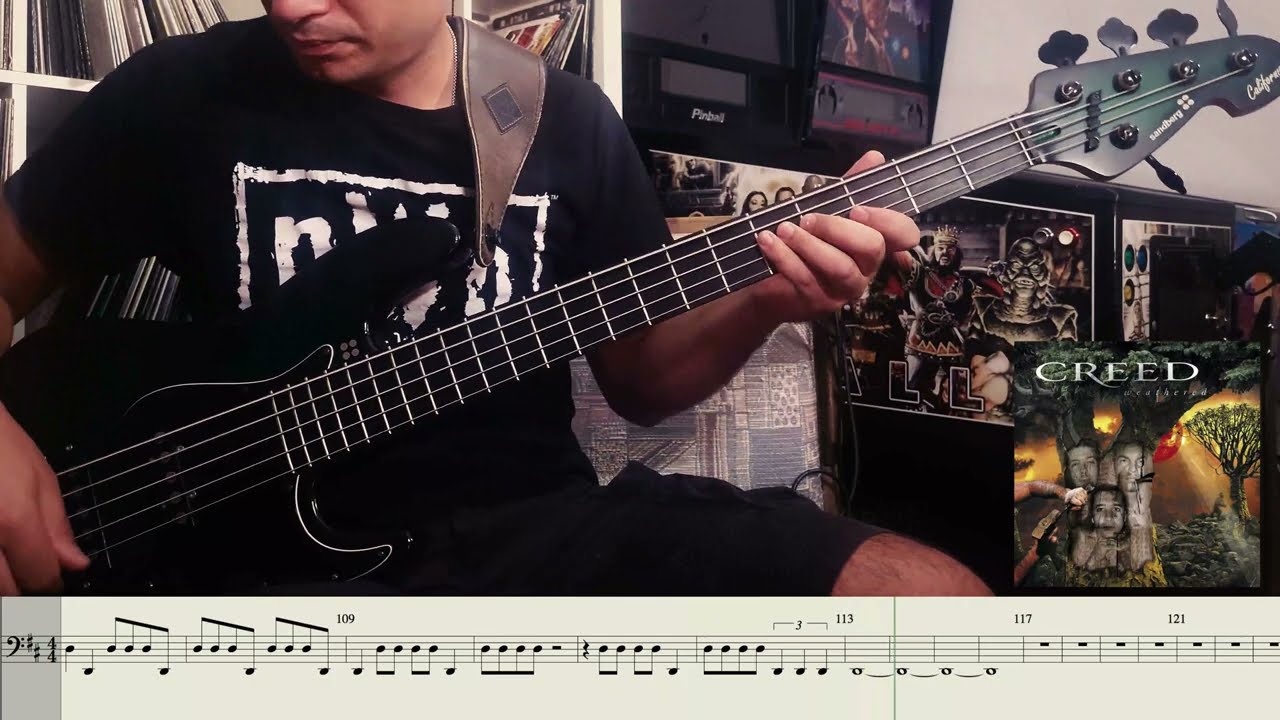 Creed My Sacrifice Bass Cover