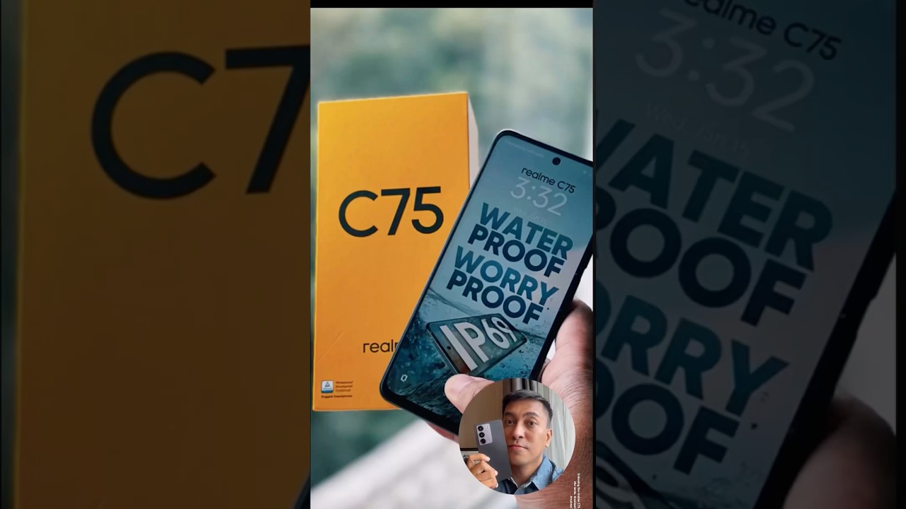 Распаковка realme C75. Водонепроницаемый и надёжный смартфон без ограничений.