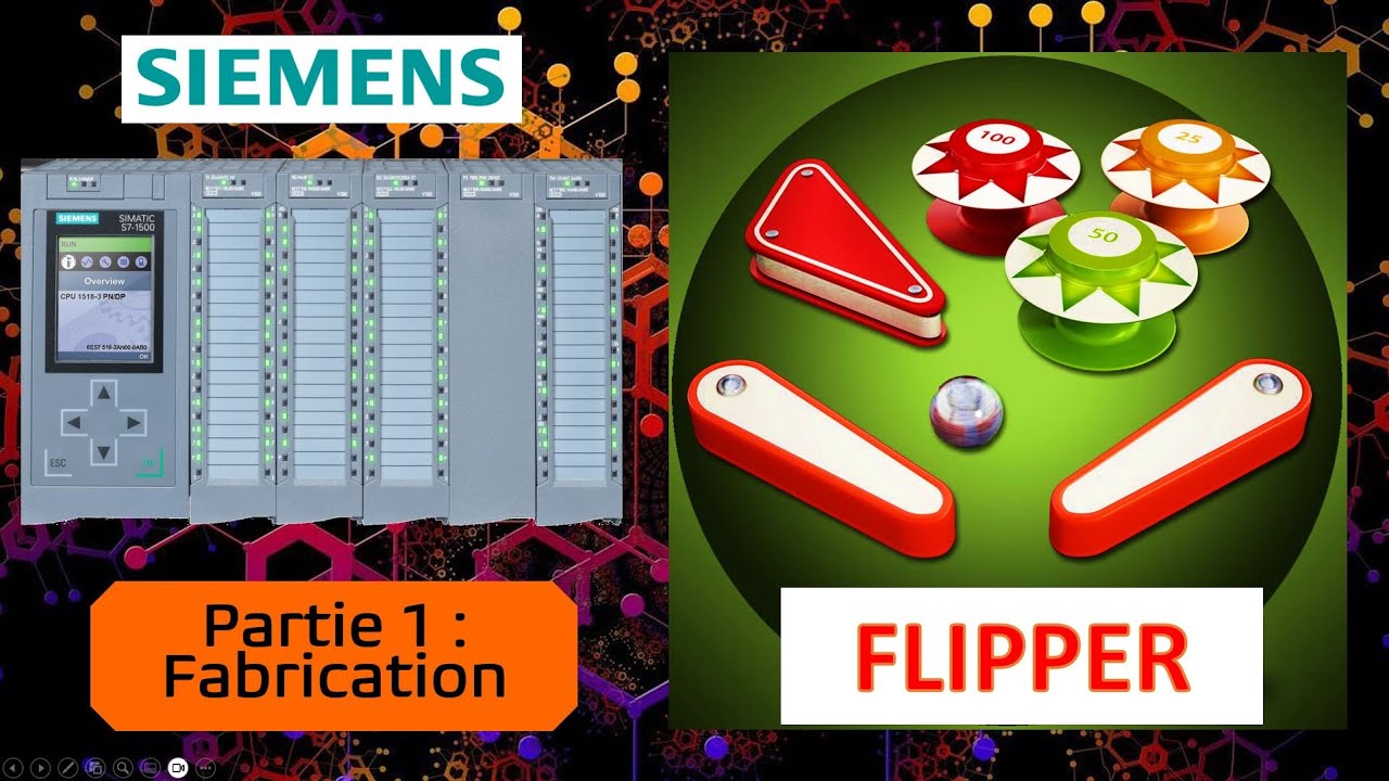 Flipper DIY (Pinball) - Automate Siemens PLC S7-1500