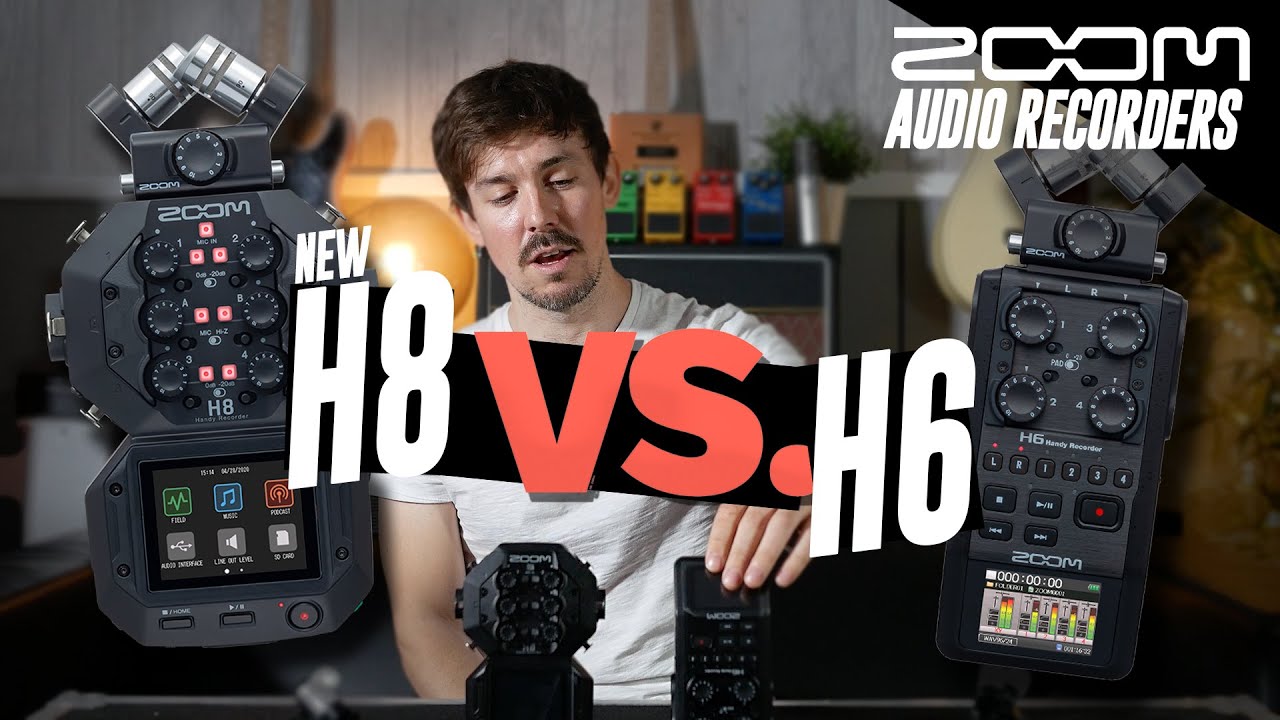 NEW Zoom H8 vs Zoom H6 | Audio Recorders