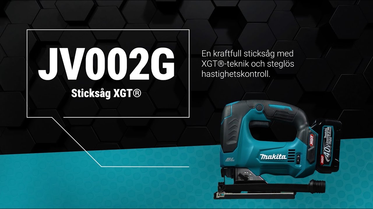Makita JV002G 40V XGT – Sticksåg för proffs