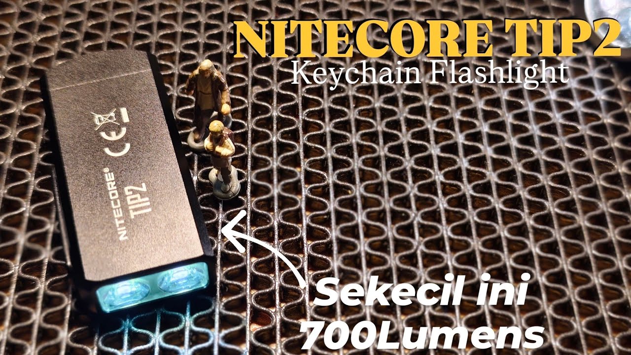 NITECORE TIP 2 | Sekecil ini udah Terang banget!! | Senter Gantungan Kunci 