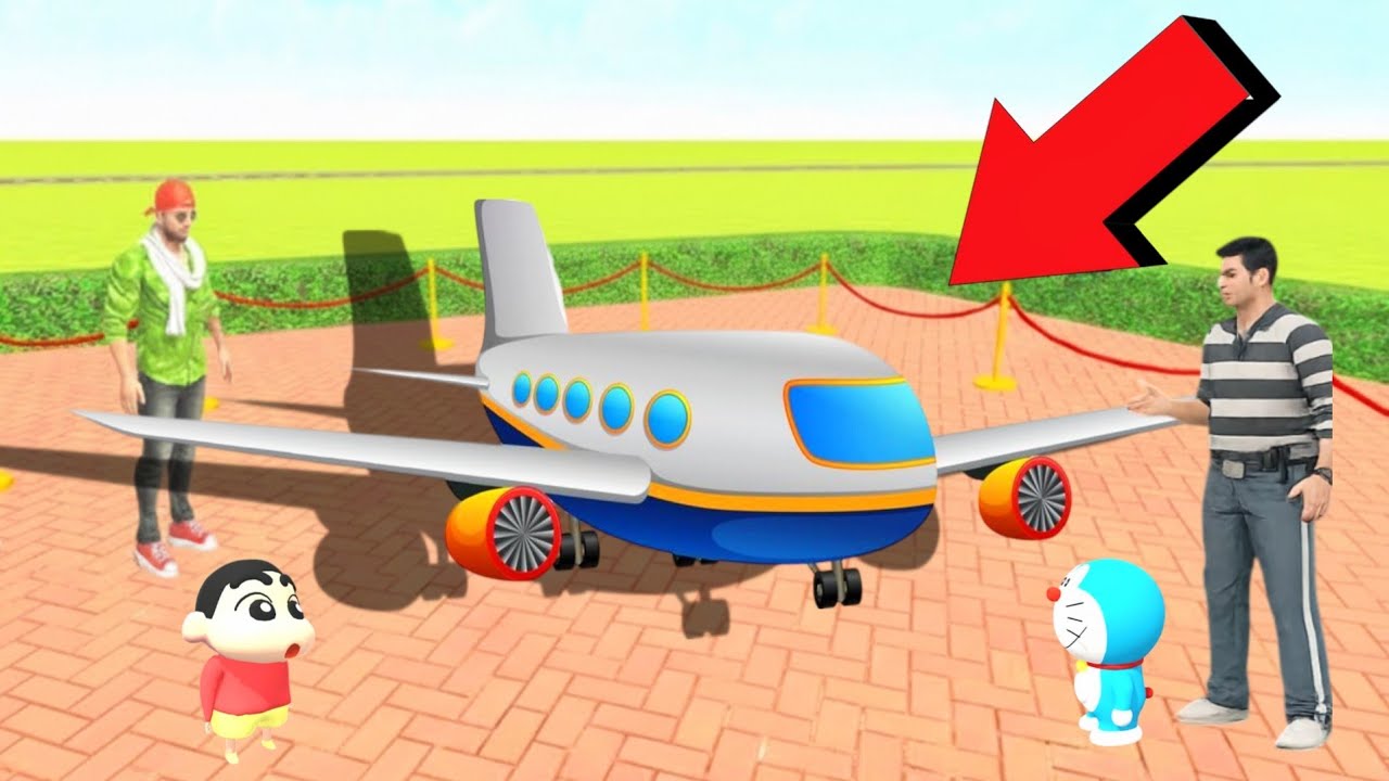 Franklin Purchases New Aeroplane ✈️ | Indian Theft Auto Simulator