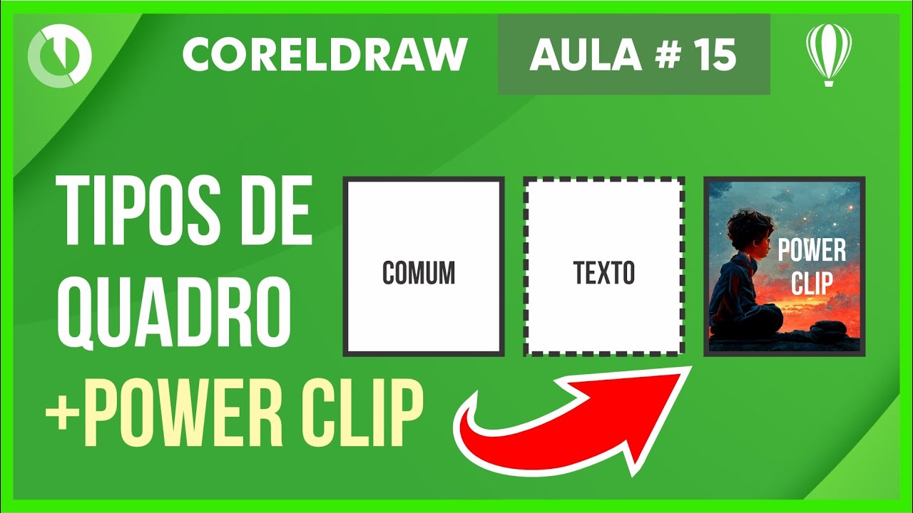 Como usar o Power Clip no Corel Draw?  Inserir uma foto num quadro fácil