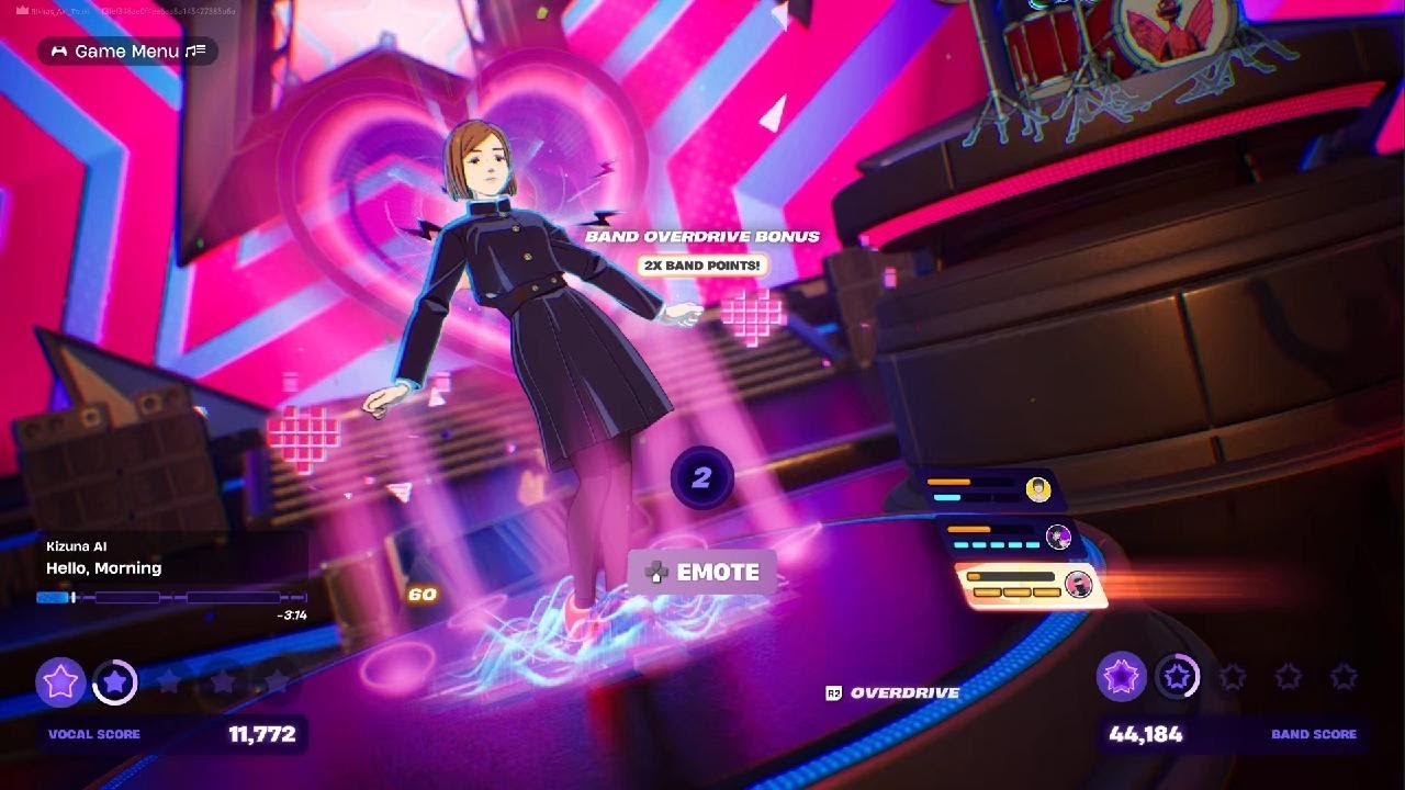 Nobara sings Hello, Morning in (Fortnite Festival)