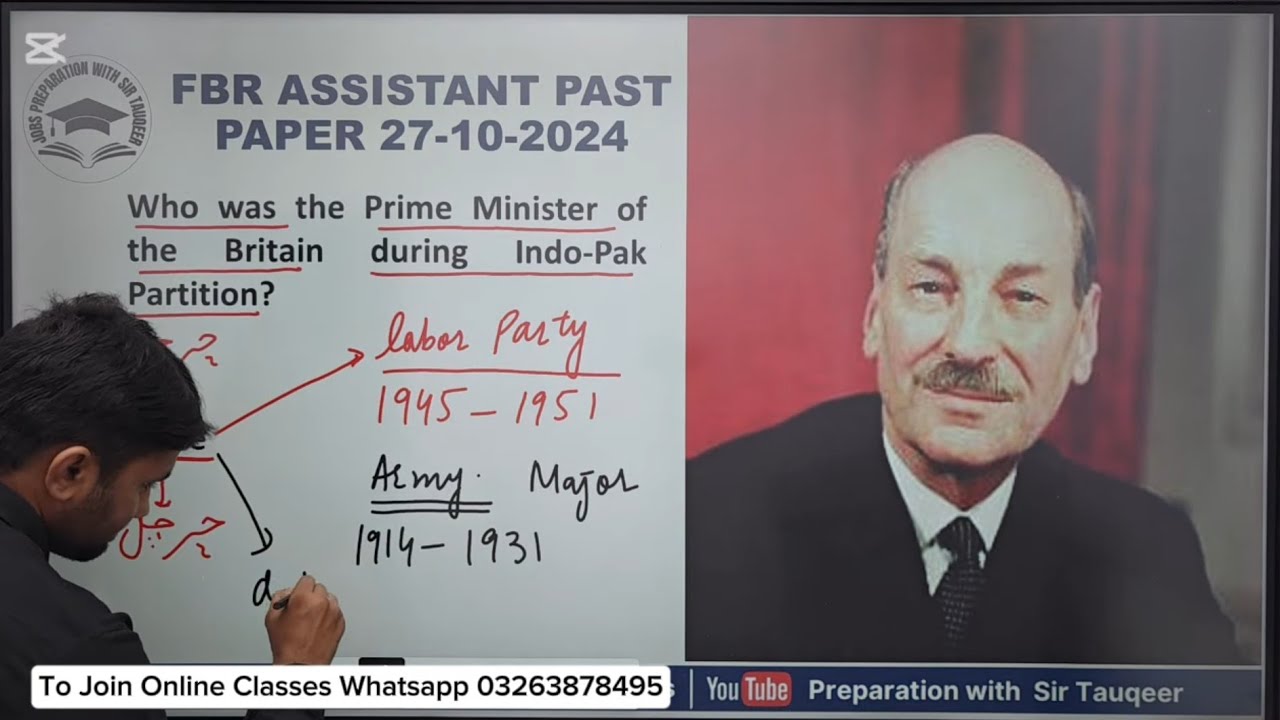 FBR Assistant Past Paper 27-10-2024 | PPSC Preparation Daily FPSC SPSC CSS KPPSC PMS GK