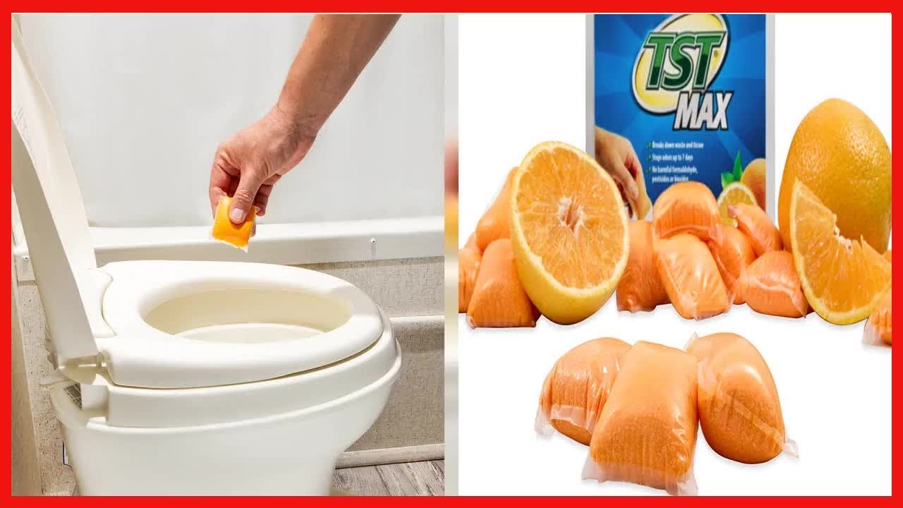 Control RV Holding Tank Odors Effortlessly with TST Orange Drop-INs