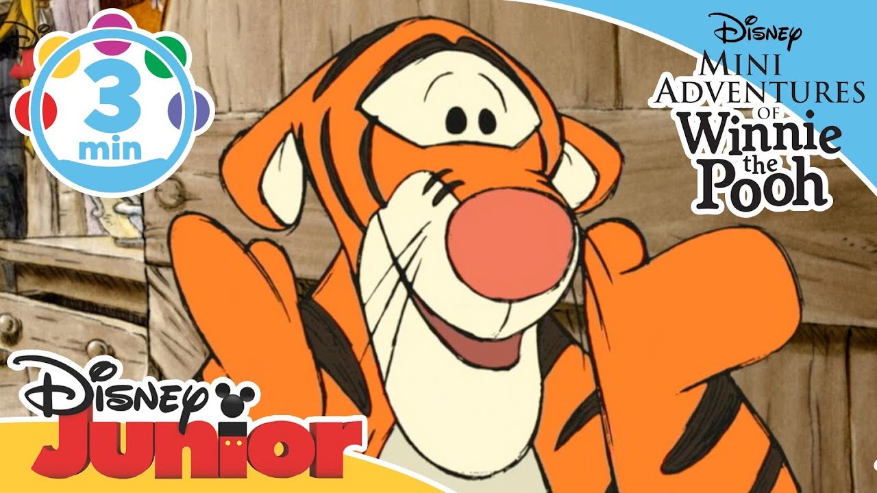The Mini Adventures of Winnie The Pooh | Someone like Tigger Song | @disneykids