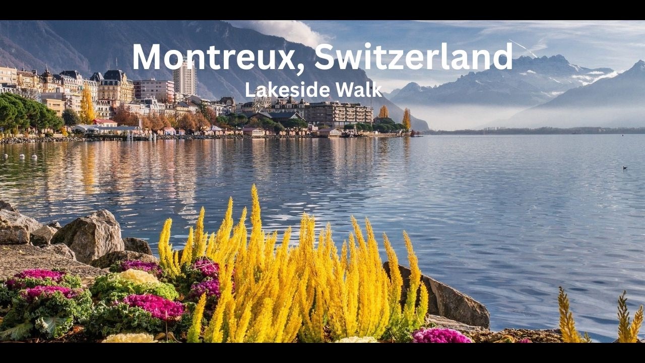 Spring Arrives Early in Montreux 🇨🇭 | Lakeside Walk