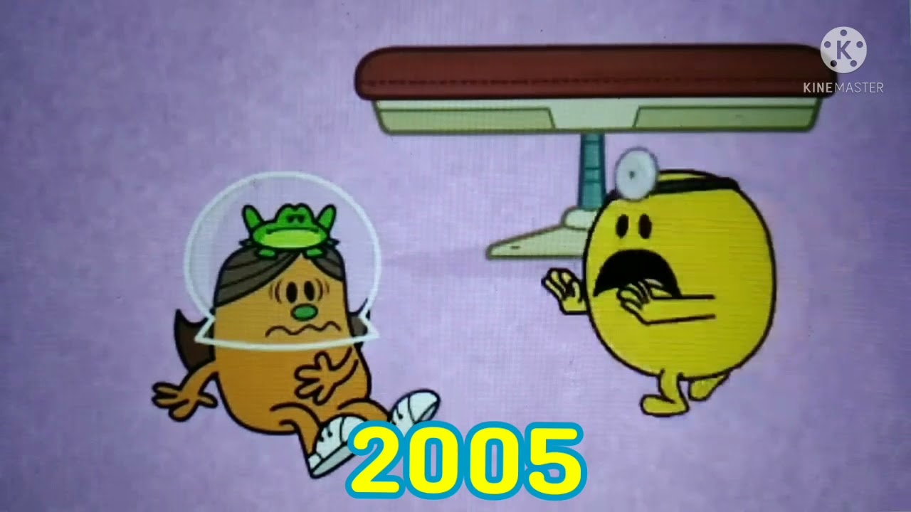 Evolution of Mr Men (1974-2022)