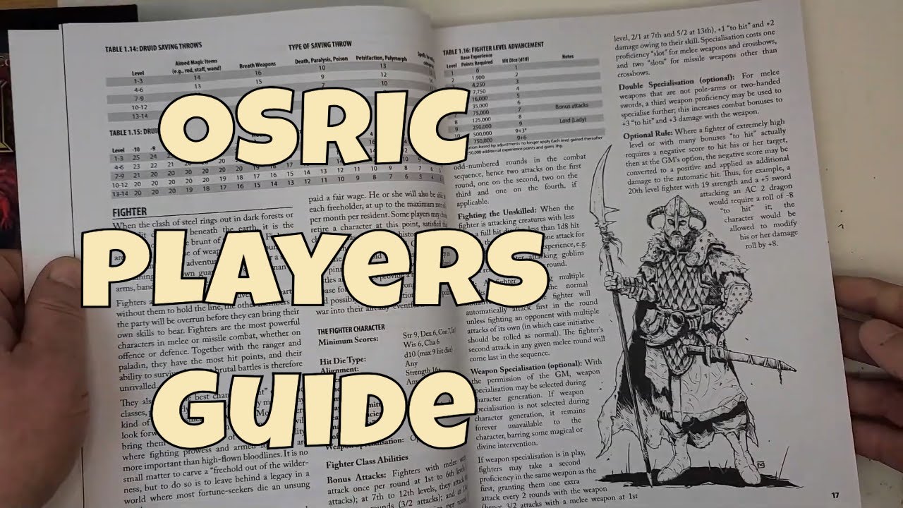 OSRIC Players Guide by Stuart Marshall