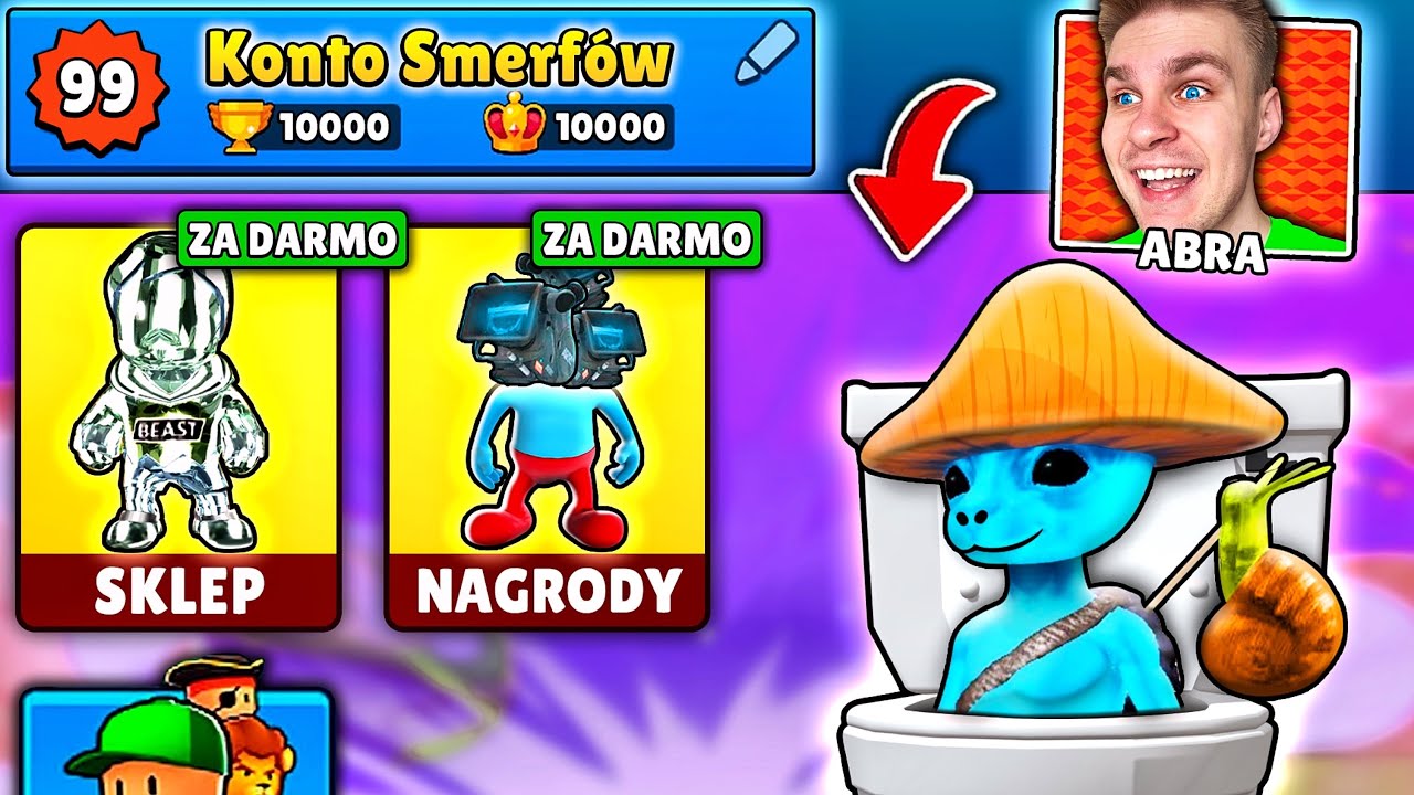 Sprawdzamy ⚠️ *77 MITY* ✅ by ZDOBYĆ (SKINY SMERFY) 🎁 *WSZYSTKIE* 🤑 od TWÓRCY GRY 😱 w Stumble Guys