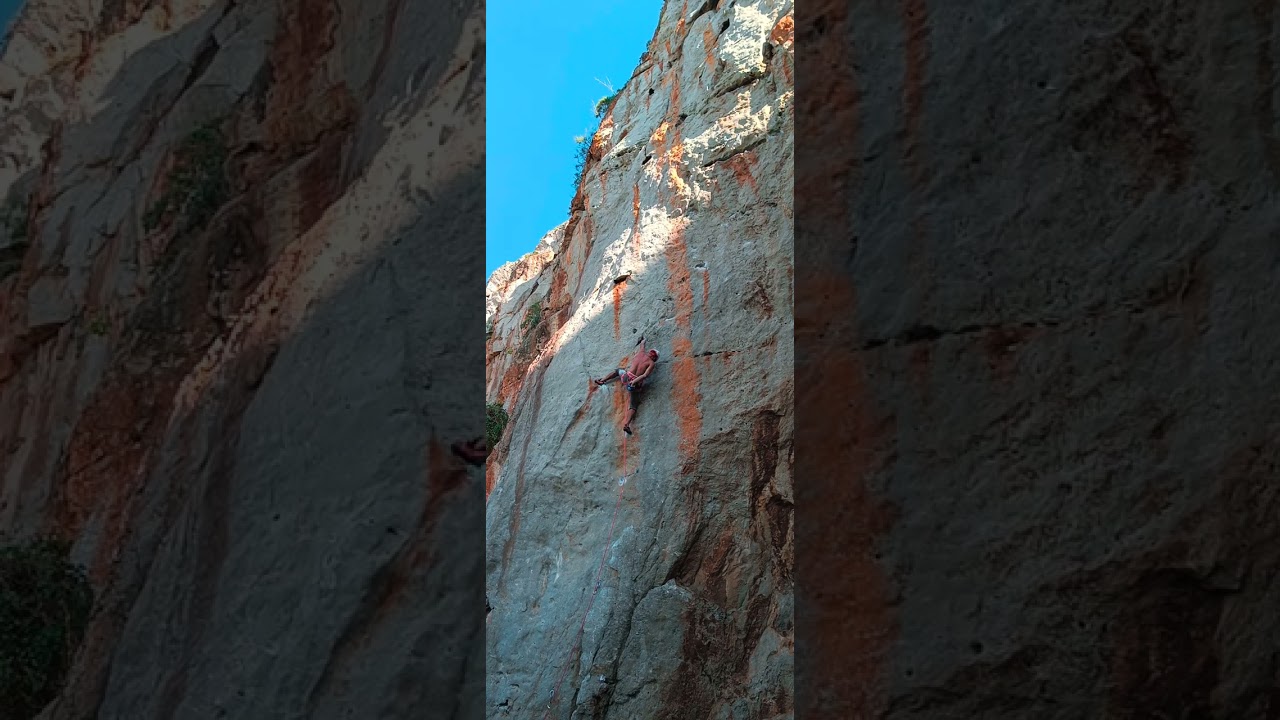 The Wish 7c+, Sicily Climbing