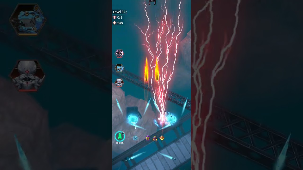 Endless run on wing fighter 