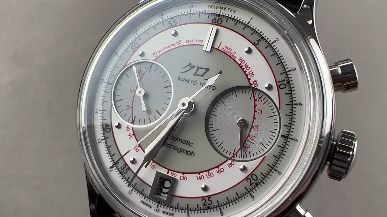 Обзор часов Kurono Tokyo Chronograph II Shiro Kurono