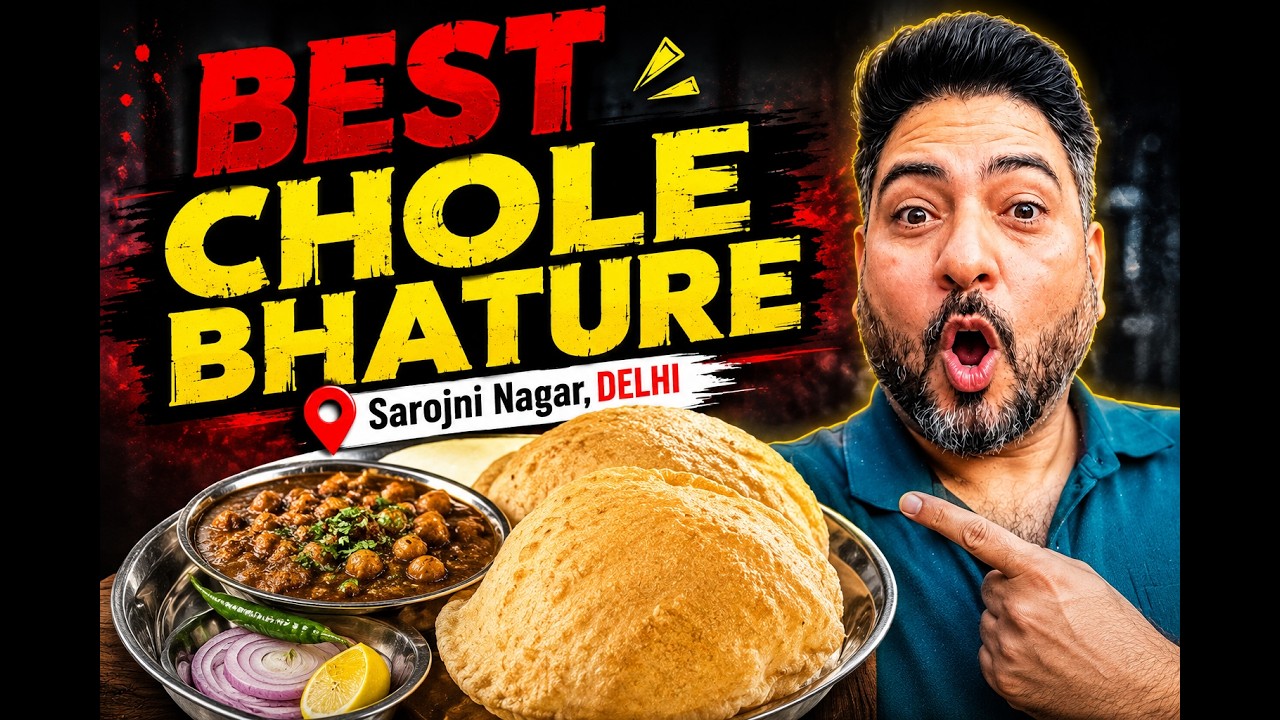 Delhi Food Heaven 🤤 | Khandani Pakode & Paharganj Chole Bhature | Food Vlog
