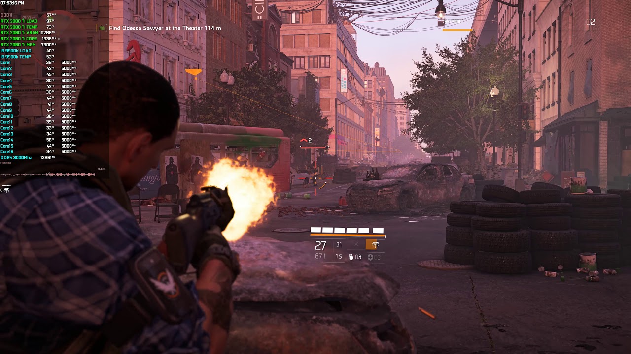 RTX 2080 Ti The Division 2  4K Max Settings