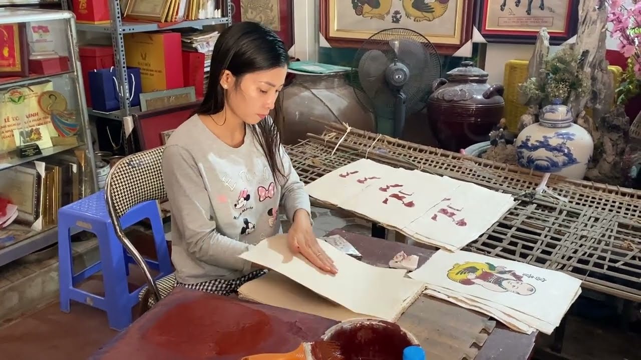 NGHỀ LÀM TRANH ĐÔNG HỒ - DI SẢN VĂN HÓA PHI VẬT THỂ || HVPNVN