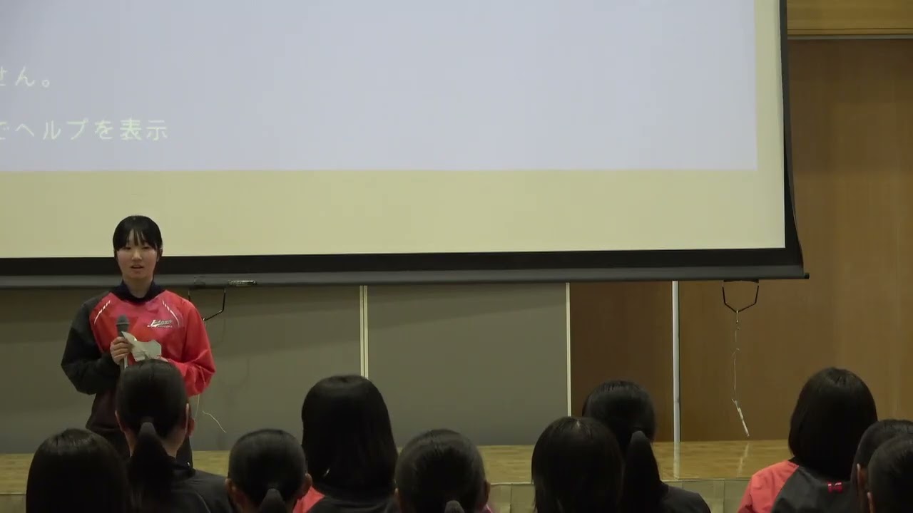 三送会10 （2部）三年生あいさつ 4