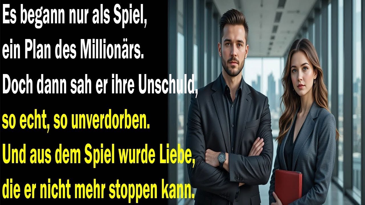 Was für den Millionär als Spiel begann, wurde zu Liebe, als er die Unschuld seiner Frau sah!
